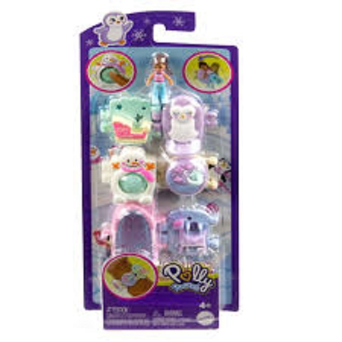 Polly Pocket Bileklik Olabilen Sevimli Oyun Setleri สายรัดข้อมือ คละแบบ รุ่น HKV67