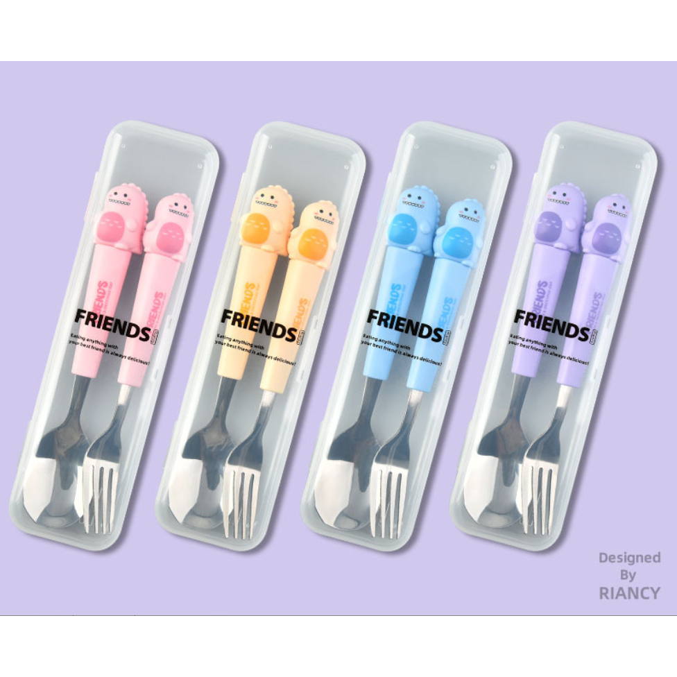 BrananaPlus ชุดช้อนส้อมเด็ก รับประทานอาหาร ช้อนเด็ก SPNFORK