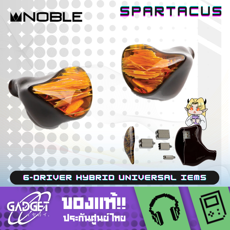 หูฟัง Noble Audio Spartacus 6-Driver Hybrid Universal IEMS