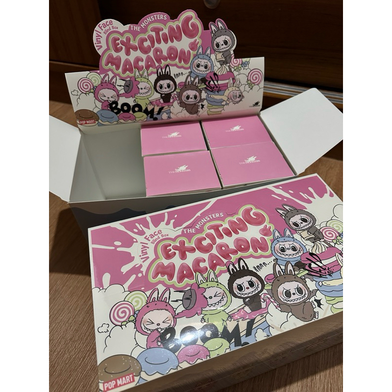 พร้อมส่งจากไทย Popmart ลาบูบู้ของแท้100% มีทั้งชกกับกล่องใหม่ ใช้โค้ดได้ Labubu Macaron v.1 ส่งฟรี
