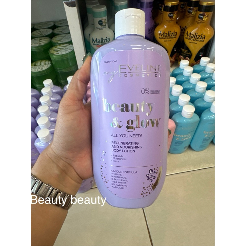 Eveline Cosmetics Beauty & Glow All You Need Regenerating and Nourishing Body Lotion 350ml.