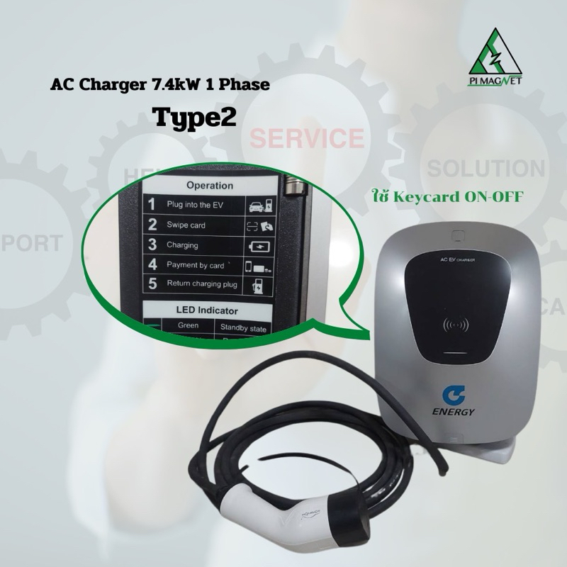 (พร้อมส่ง) EV Charger ยี่ห้อCS Energy รุ่น PEVC2107E