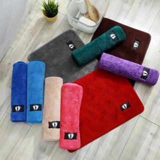 พรมเช็ดเท้า พรมห้องน้ํา นุ่มสบายเท้า กันลื่น ซับน้ำได้ดี  แบ…