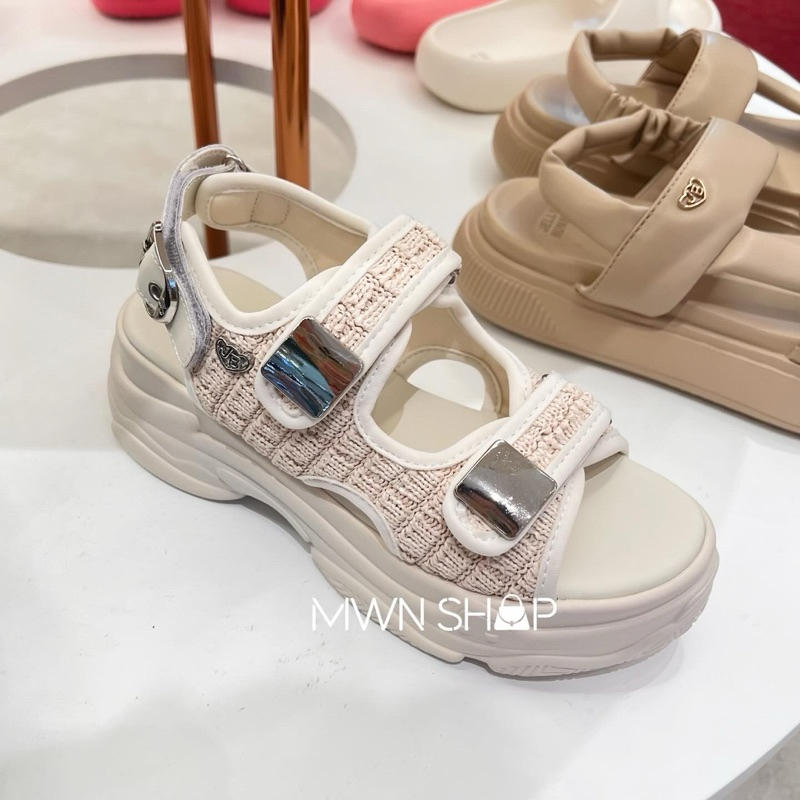 Jellybunny มีโค้ดลด30% รองเท้าแตะส้นสูง ของแท้จากชอป