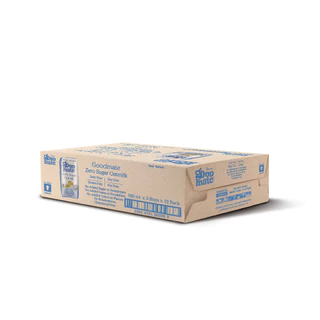 Goodmate Zero Sugar Oat Milk กู๊ดเมท นมโอ๊ต สูตรซีโร่ชูก้าร์ขนาด 180 มล. (1 ลัง : 36 กล่อง)