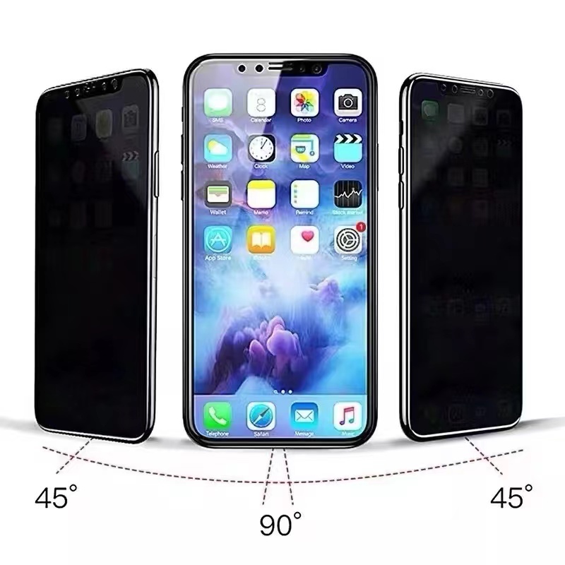 ฟิล์มกระจกกันมอง(PRIVACY) Glassฟิล์มกันเสือกเต็มจอ ฟิล์มกระจก ฟิล์มกันมอง Samsung A05 A05s A06 A02 A