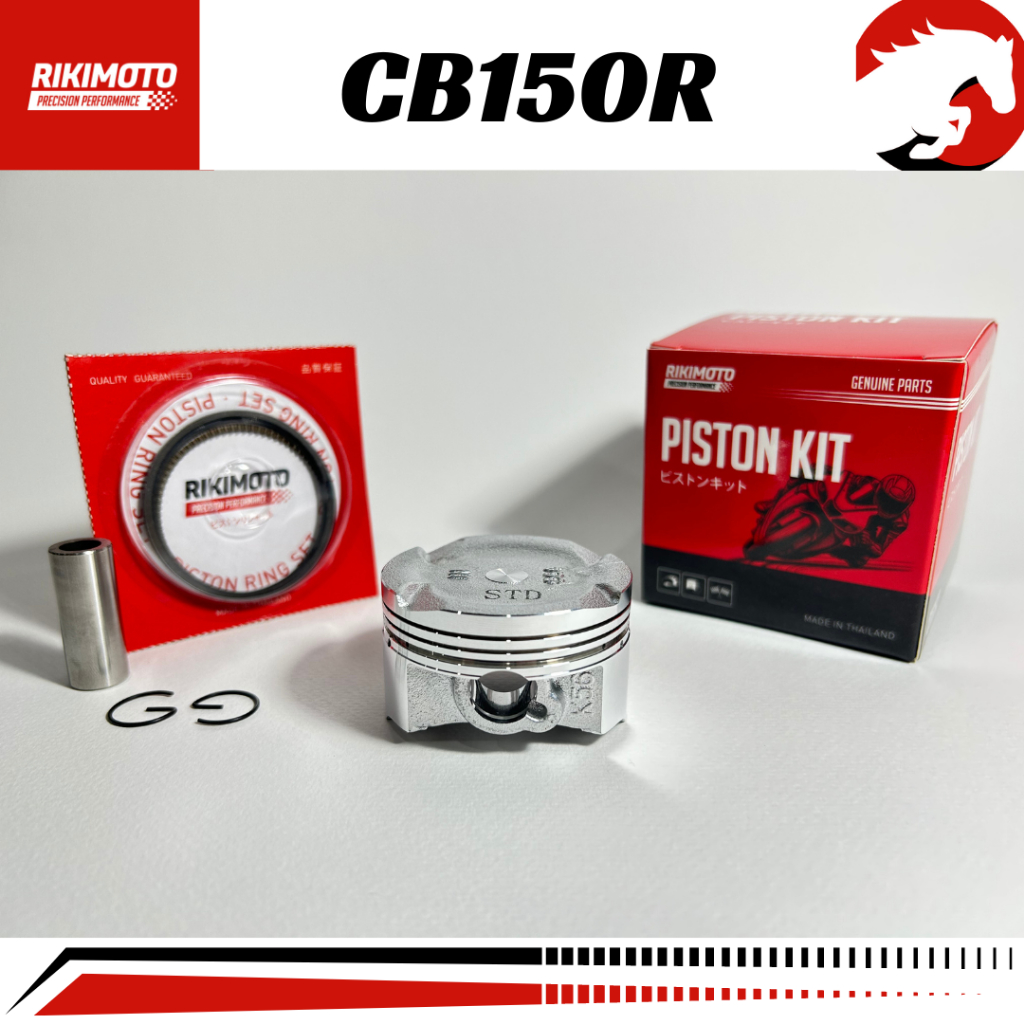 ชุดลูกสูบ CB150R, RS150 งานแท้เกรดญี่ปุ่น RIKIMOTO