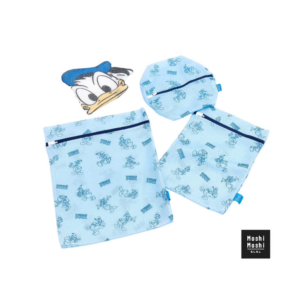 Moshi Moshi ถุงซักผ้าโมชิโมชิ ถุงถนอมผ้า ลาย Donald Duck ลิขสิทธิ์แท้จาก Disney รุ่น 6100004397-4399 และ 6100004539