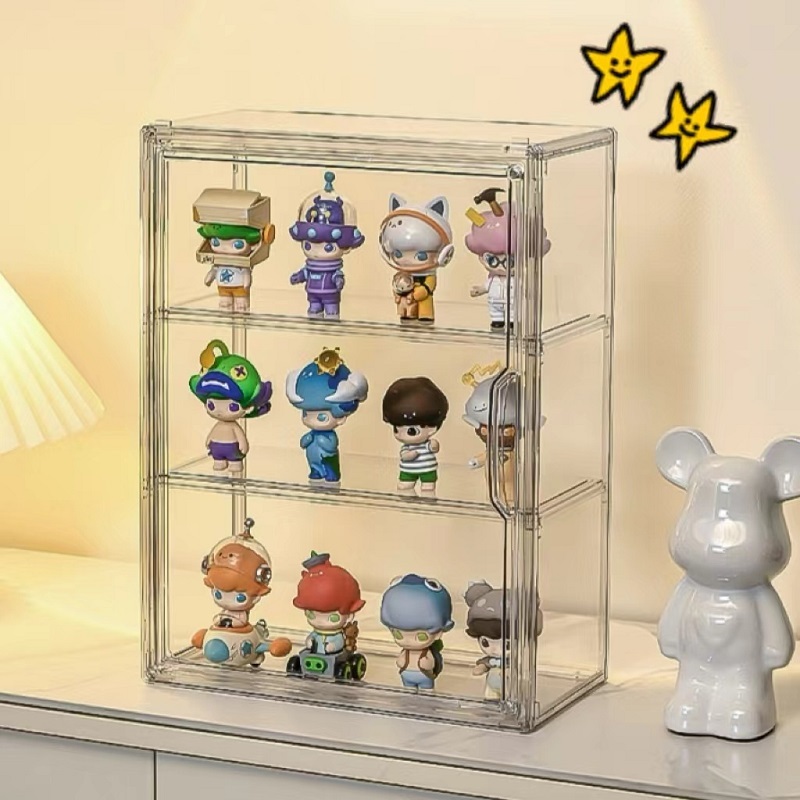 ตู้โชว์ กล่องใส่ art toy กล่องใส ชั้นวางของ ตู้โมเดล แบบแขวนผนัง กันฝุ่นกันความชื้น ATTCH