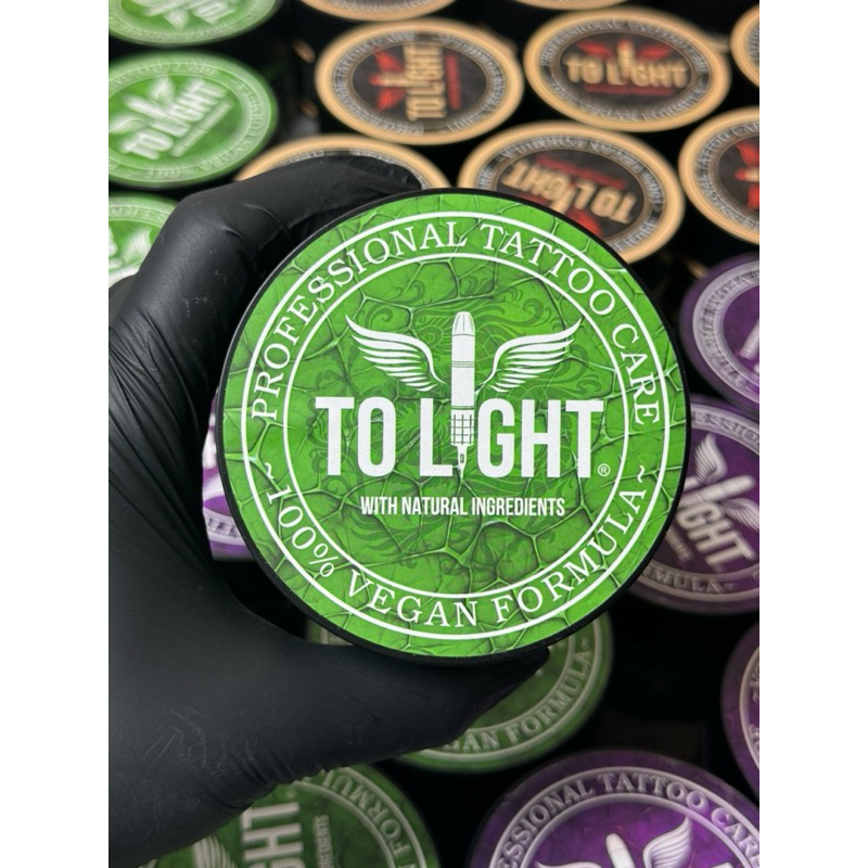 TO LIGHT GREEN 250g วาสลึนทาระหว่างสัก ส่วนผสมจากธรรมชาติ Vegan100%