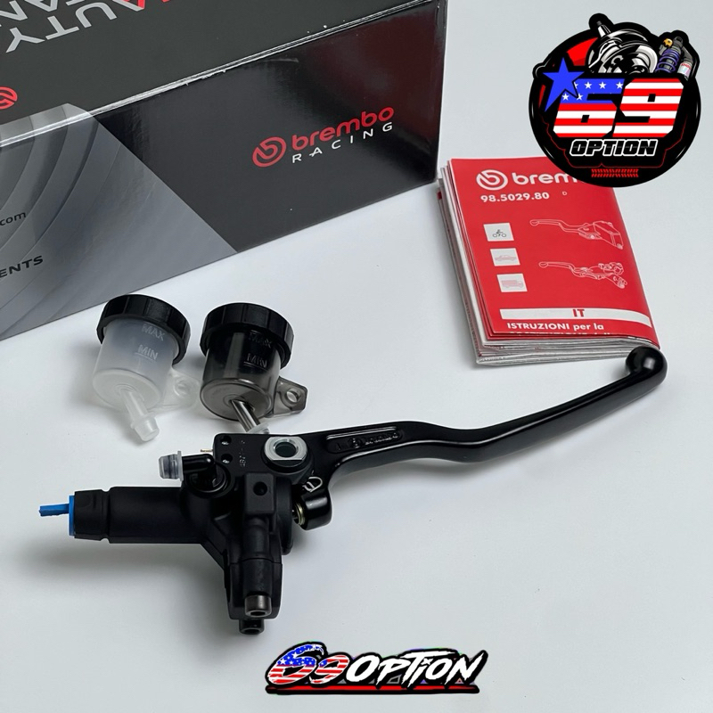 ปั้มฐานดำ Brembo แท้ เบอร์ 16 ข้างขวา