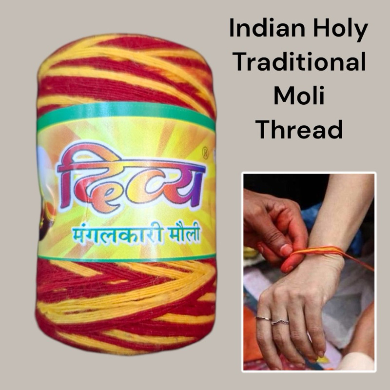 โมลีเมาลี กาเลวา ด้ายศักดิ์สิทธิ์ของอินเดีย Moli mauli ,kaleva,indian holy thread from india Kalawa
