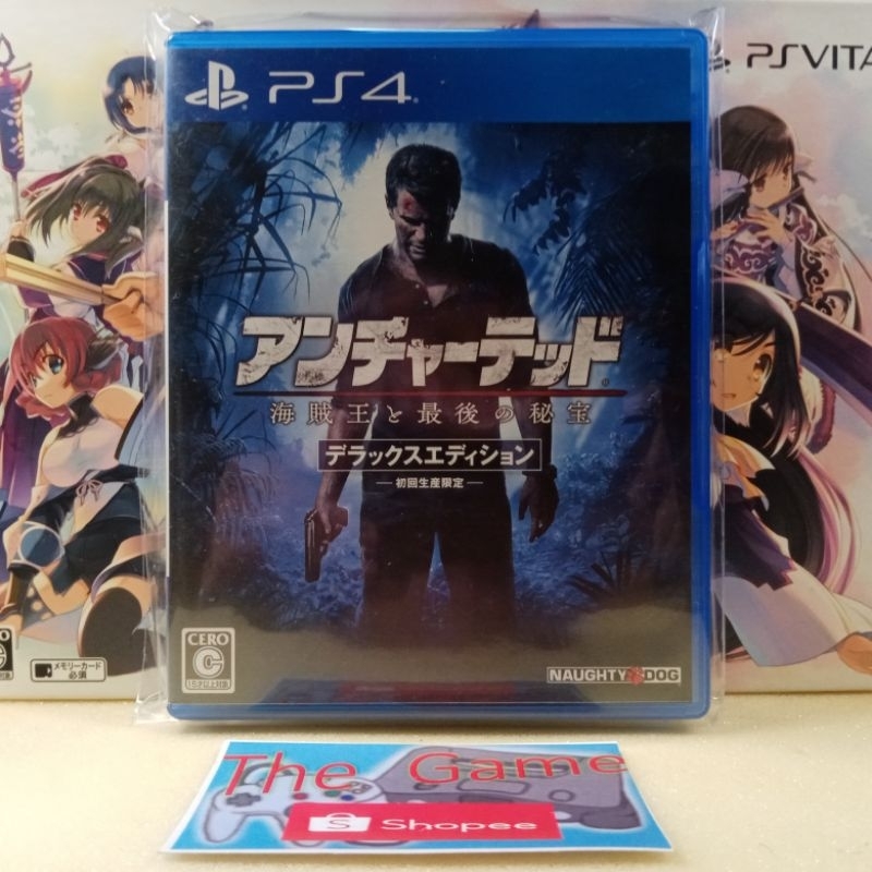 (PS4)​ เเผ่น​เกมส์​ PS4​ -​ PS5​ uncharted 4​ (English)​ ภาษาอังกฤษ​ ZONE2​