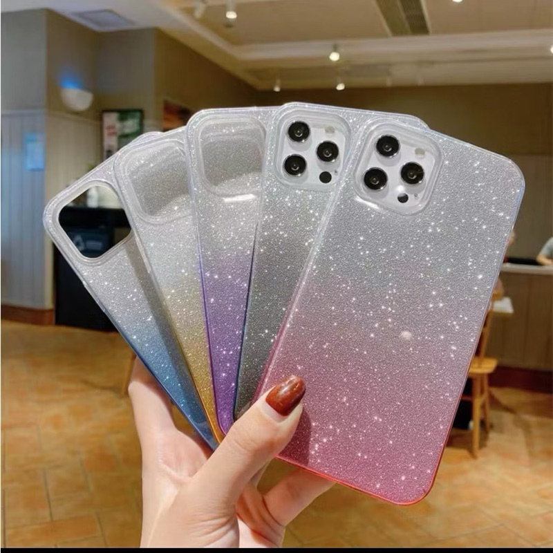 เคสกากเพชรไล่สีใช้สำหรับ Hauweiรุ่นY9S/Y6S/Y5P/