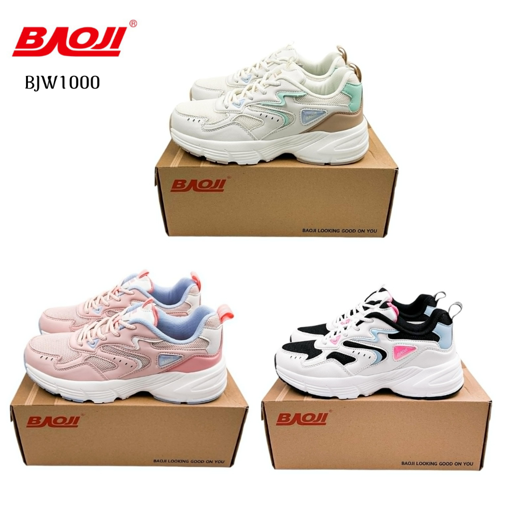 Baoji รองเท้าผ้าใบ sneaker ผู้หญิง รุ่น BJW1000 ไซส์ 37-41(XTNZ)
