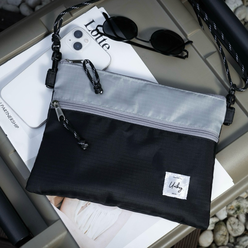 กระเป๋าสะพายข้าง SACOCHE BAG ผ้าร่ม พร้อมจัดส่ง ส่ง 1-2วัน