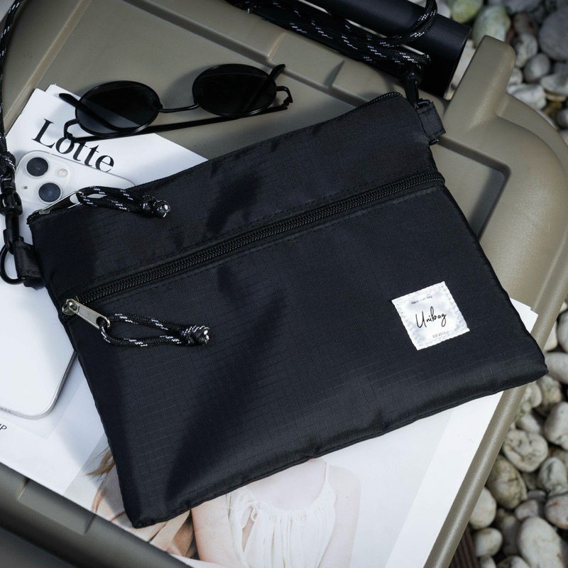 กระเป๋าสะพายข้าง SACOCHE BAG ผ้าร่ม พร้อมจัดส่ง ส่ง 1-2วัน