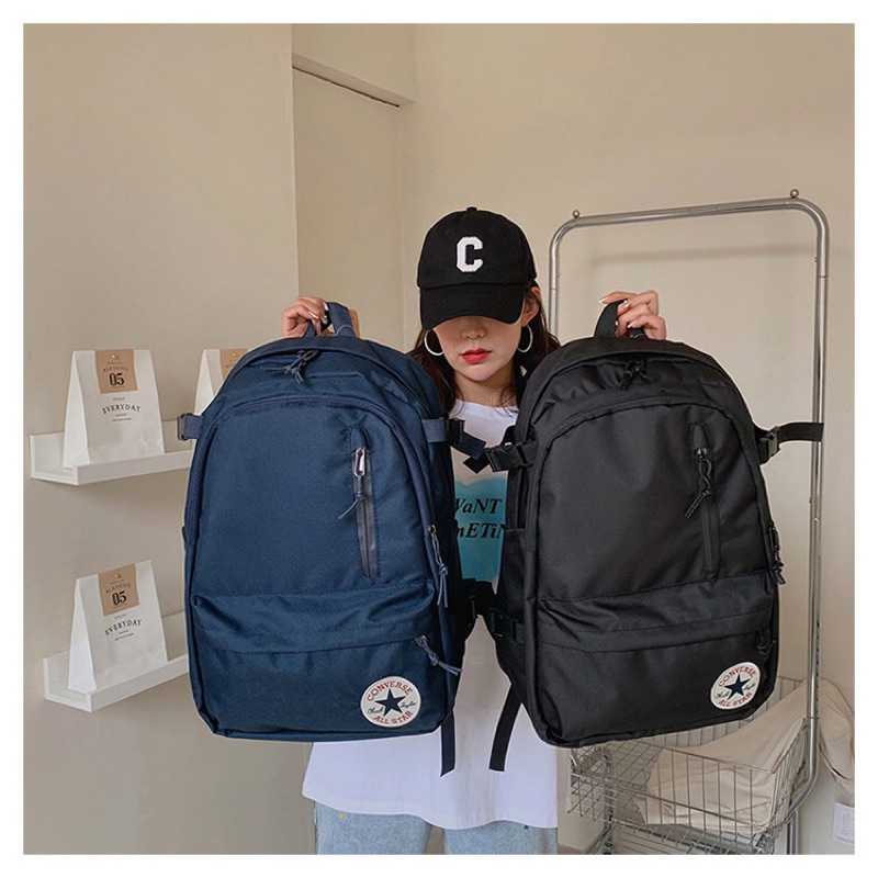 🔥พร้อมส่ง！กระเป๋าเป้สะพายหลัง กระเป๋านักเรียน ขนาดใหญ่ จุของได้เยอะ แบบเรียบง่าย แฟชั่นสวยงาม สําหรับผู้หญิง และผู้ชาย