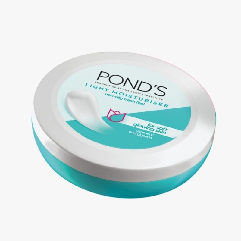 POND'S LIGHT MOISTURISER NON -FRESH  FEEL FOR SOFT GLOWING  SKIN VITAMIN E AND GLYCERIN50ML