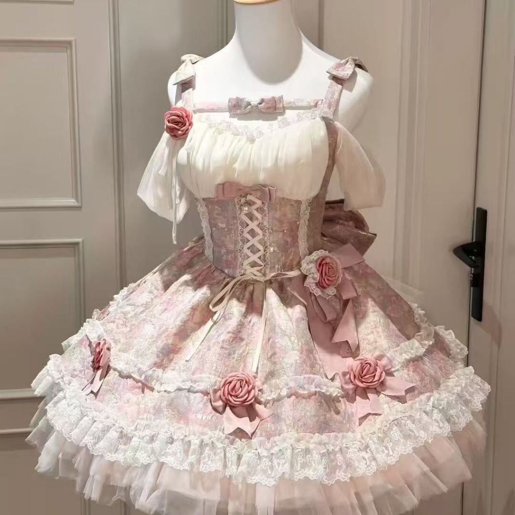 สไตล์ใหม่สวยสไตล์ญี่ปุ่น Loli ลมพรีเมี่ยมประณีต Clothed Pompom ชุดเจ้าหญิง ราคา ถูกที่สุด ดีลบีเคเค แกลเลอรีภาพที่ 5