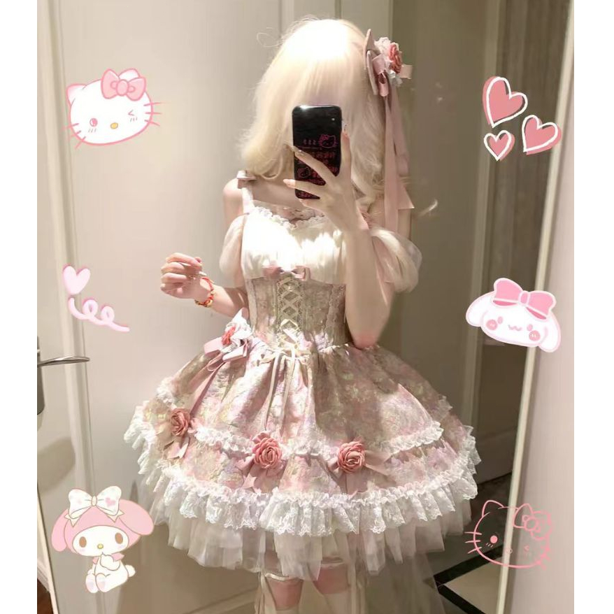 สไตล์ใหม่สวยสไตล์ญี่ปุ่น Loli ลมพรีเมี่ยมประณีต Clothed Pompom ชุดเจ้าหญิง ราคา ถูกที่สุด ดีลบีเคเค แกลเลอรีภาพที่ 2