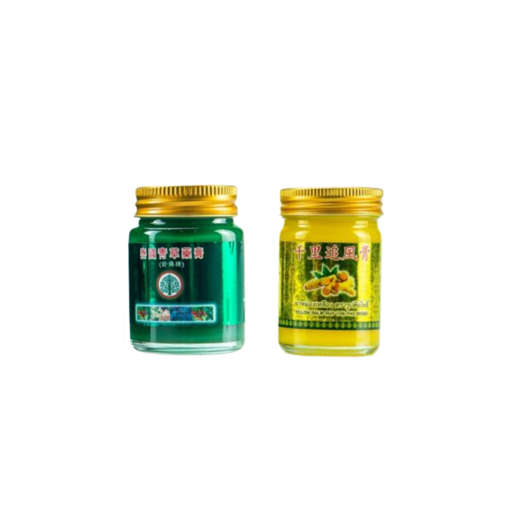 ตรารูปต้นโพธิ์ หม่องเหลือง / หม่องเขียว ตรารูปต้นโพธิ์ 1 กระปุก 50 กรัม