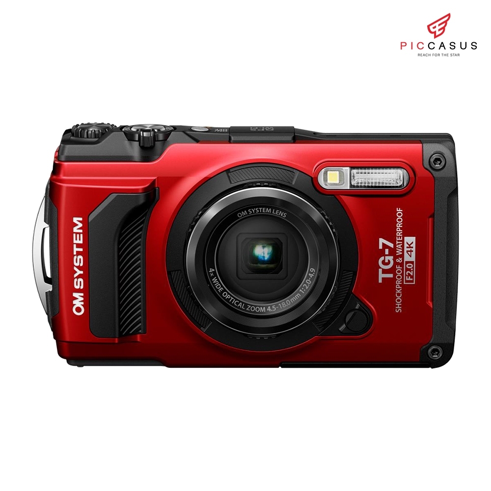 OM SYSTEM Tough TG-7 digital camera กล้องถ่ายภาพใต้น้ำ กล้องคอมแพค PICCASUS