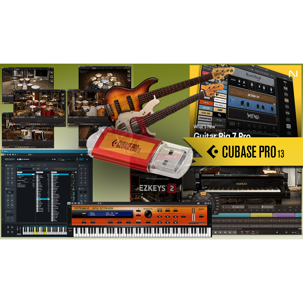 ชุดสร้างดนตรีที่ดีที่สุด สำหรับคนอยากทำดนตรีด้วยตัวเอง ด้วย Cubase 13 Pro และชุดปลั๊กอินของมืออาชีพ มีว