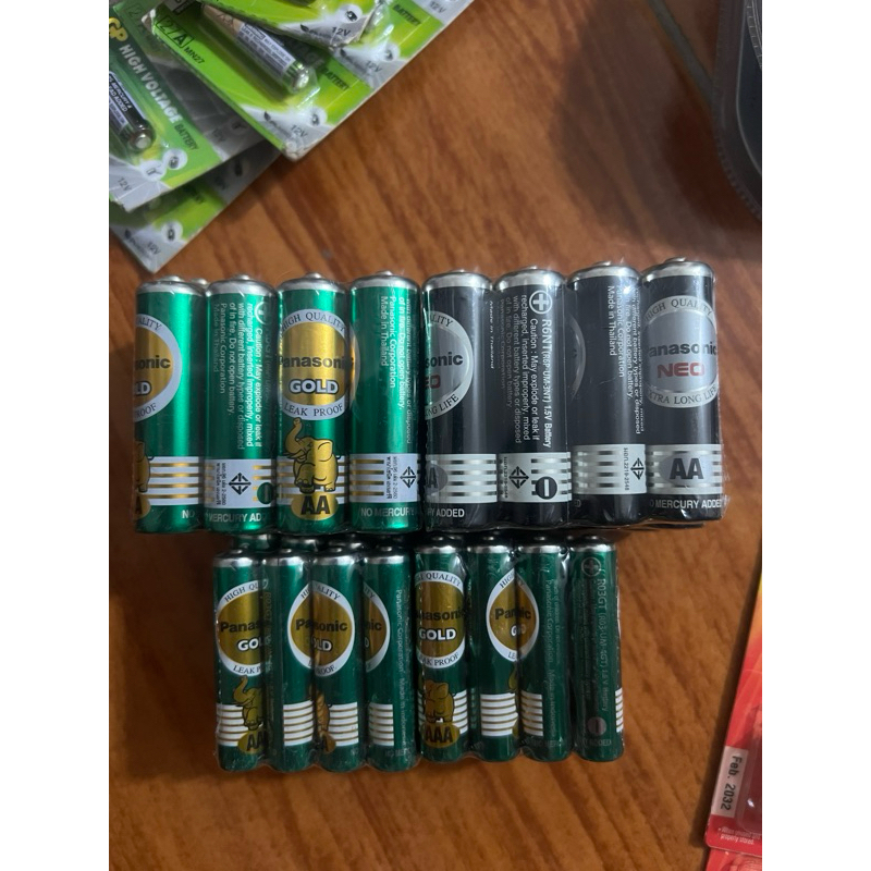 ถ่านAA ถ่านAAA ถ่าน ถ่านpanasonic neo gold