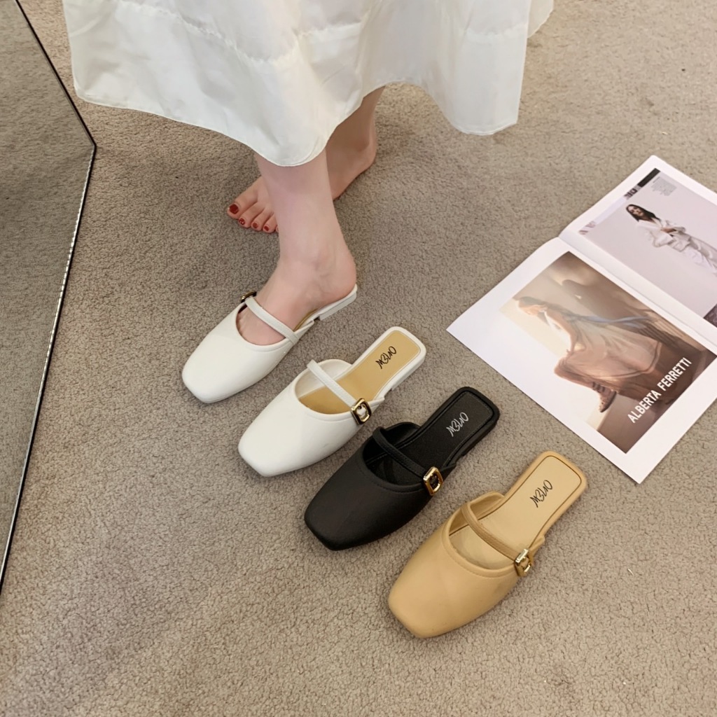 รองเท้าแตะสวมเปิดส้น ยางพารา น้ำหนักเบา มี 3 สี D838