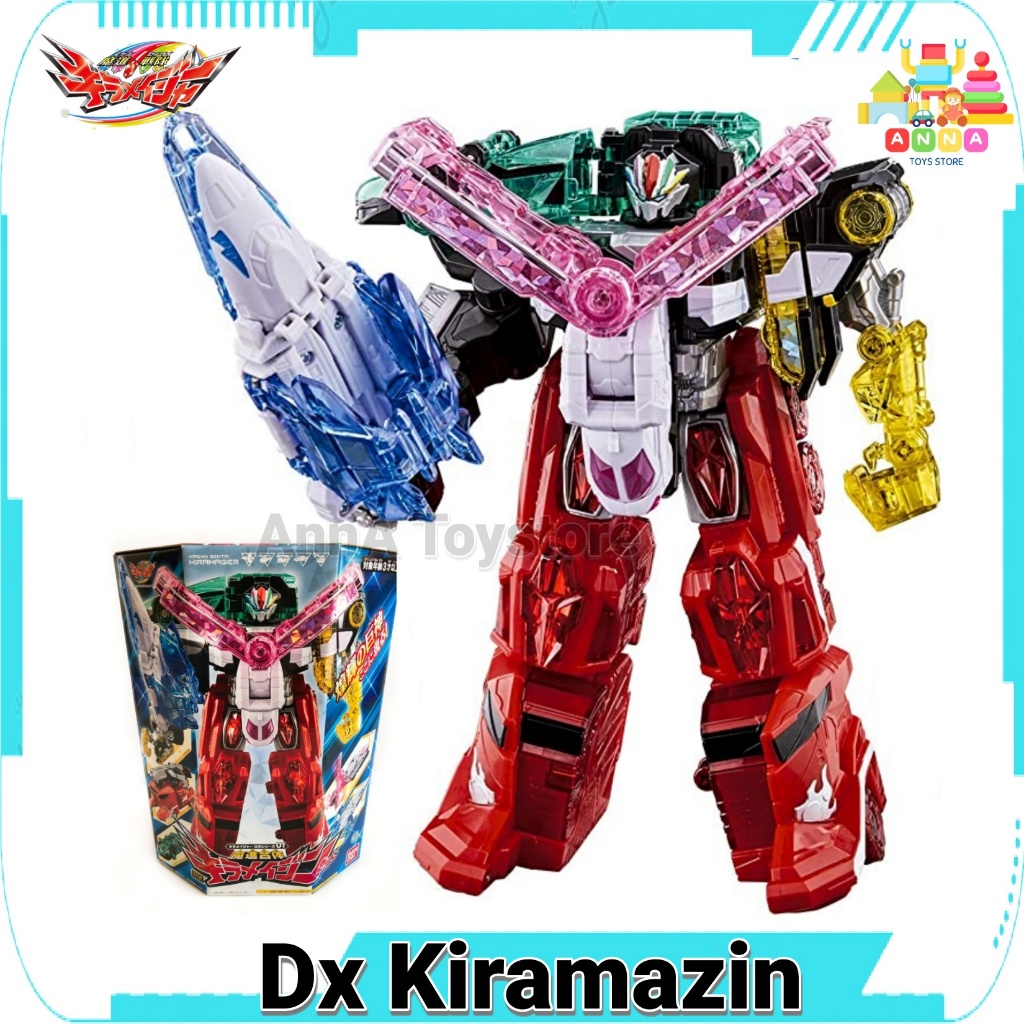 หุ่นยนต์ คิราเมเจอร์ คิราเมจิน Mashin Sentai Kiramger DX KIRAMAZIN ของใหม่ ของแท้ Bandai