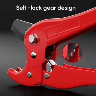 Mitsushi Pipe Cutter กรรไกรตัดท่อ PVC คีมตัดท่อ 32/42mm กรรไกรตัดท่อพีวีซี 8/9 นิ้ว ปลายด้ามจับมีตัวล็อค