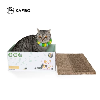 KAFBO Cat box - Catnip drink กล่องลังแมว บ้านแมว ที่ลับเล็บแมว ที่ฝนเล็บแมว