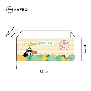 KAFBO Cat box - กล่องมะม่วง กล่องลังแมว บ้านแมว ที่ลับเล็บแมว ที่ฝนเล็บแมว