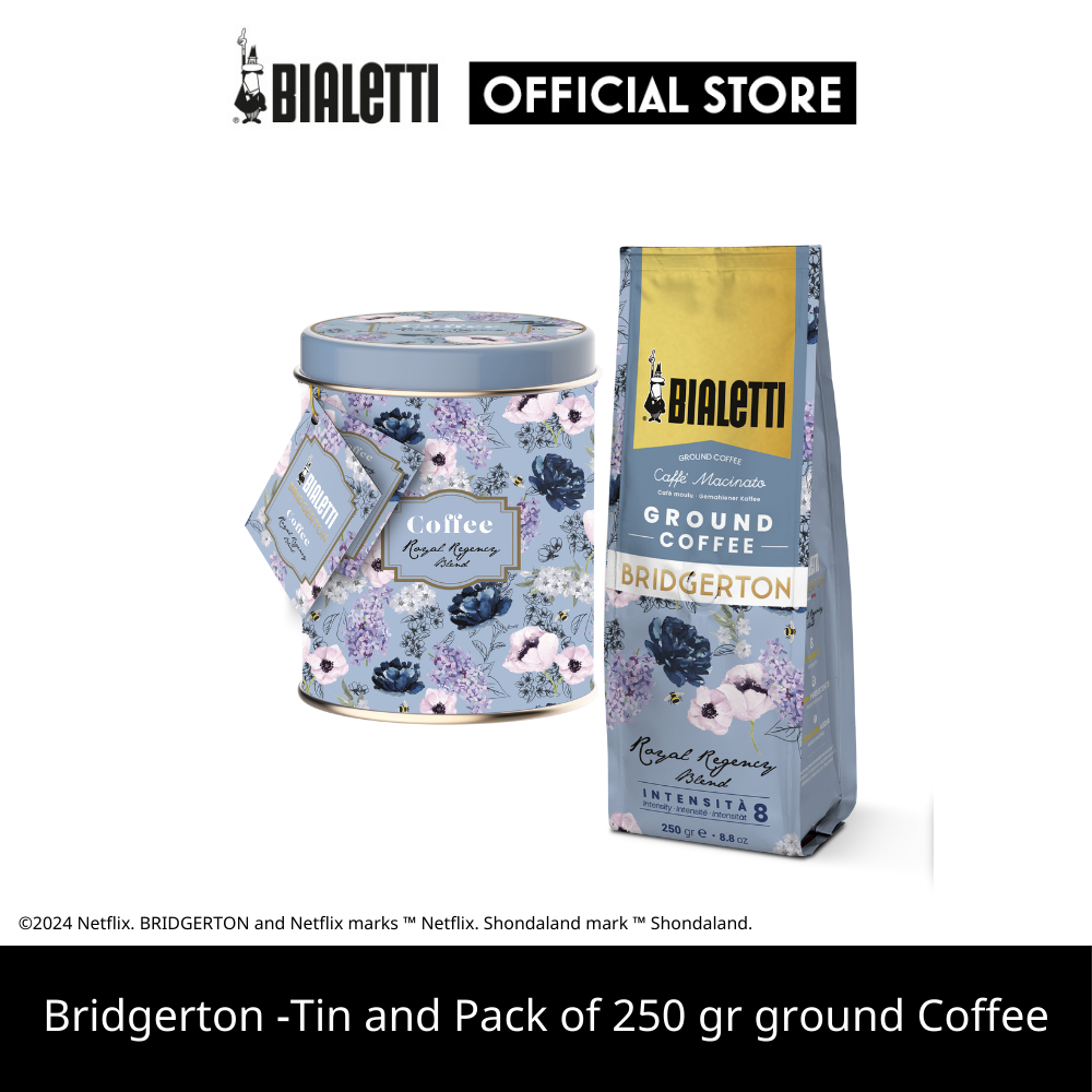 Bialetti and Netflix Tin and pack of 250 gr of  ground coffee  [F-BL-BGTT250]