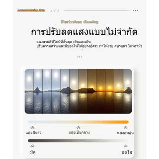 【UNITED】โคมไฟตั้งพื้น LED💥ไฟแต่งห้องไฟ ไฟติดการควบคุมระยะไกลลดแสงไฟห้องนอนโป๊ะโคมอะคริลิกโปร่งใสสูง