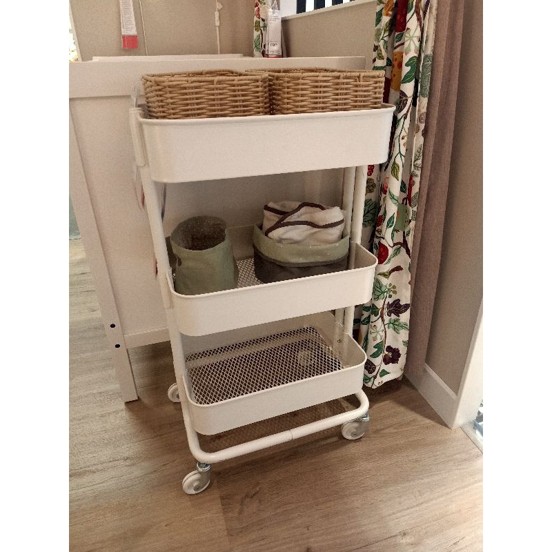 IKEAshopping IKEA RÅSKOG รวสกู๊ก รถเข็น, ใหญ่  35x45x78 ซม.