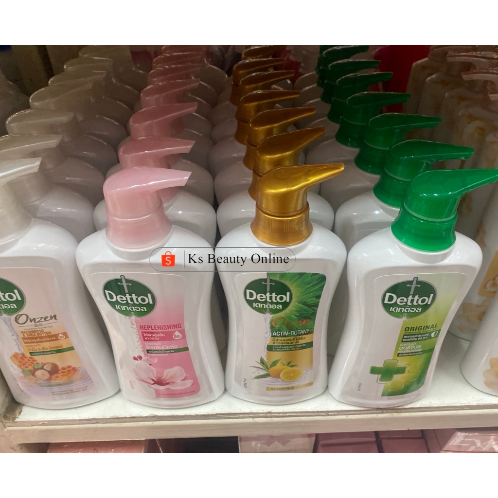 Dettol เดทตอล เจลอาบน้ำ แบบขวดปั๊ม 450มล.