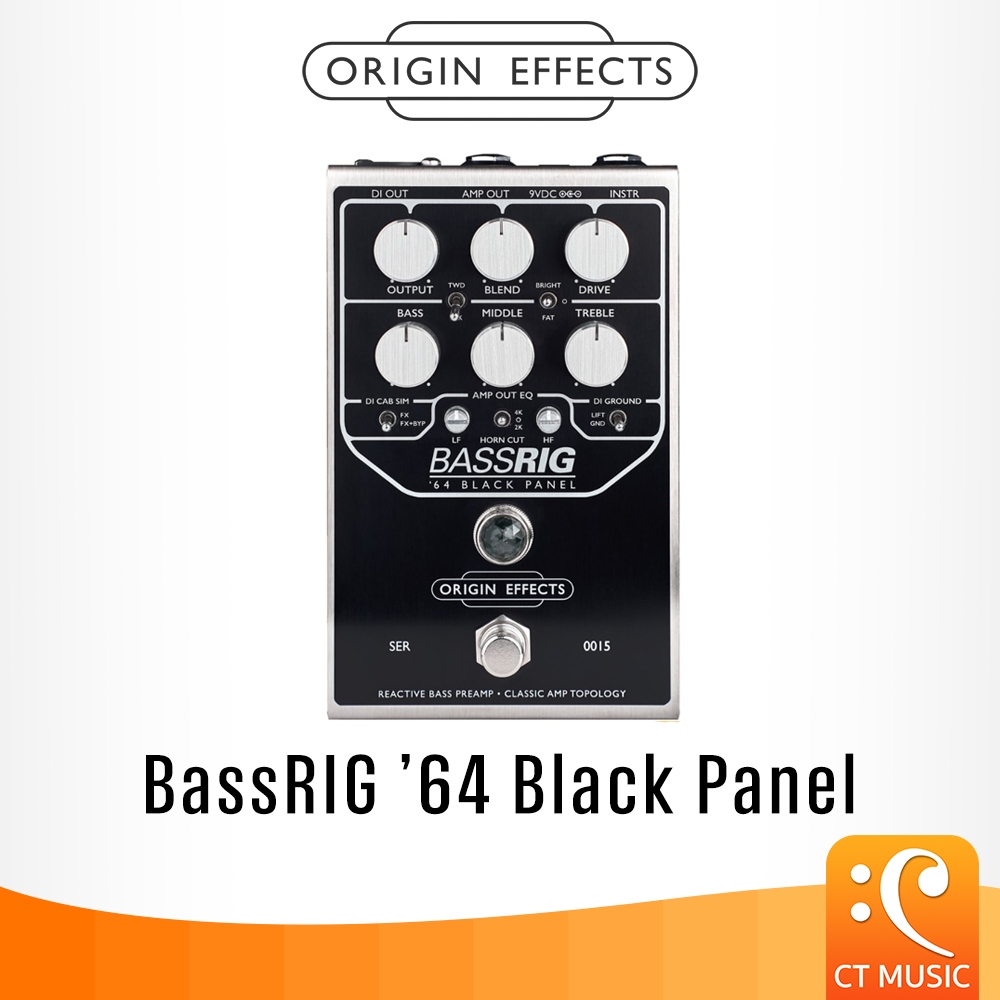 Origin Effects BassRIG ’64 Black Panel Bass Effect เอฟเฟคเบส Bass RIG