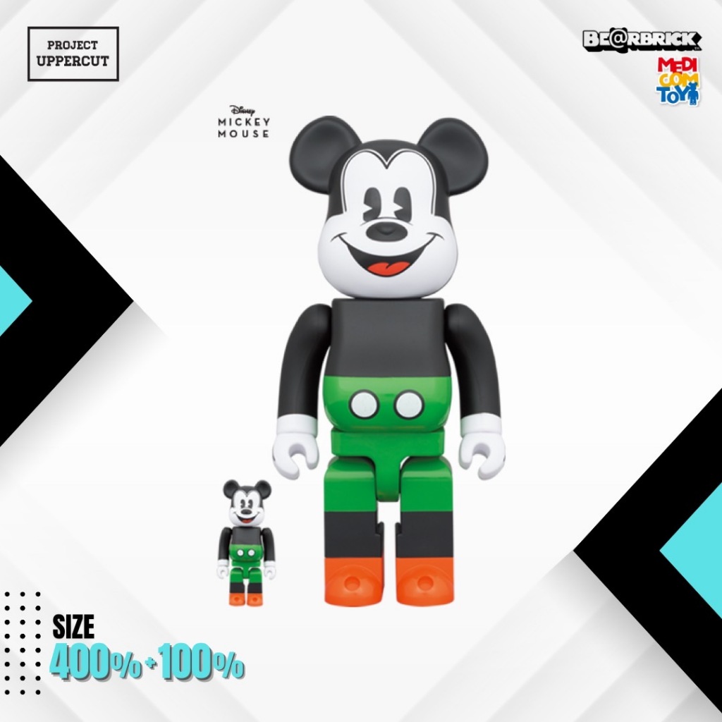 BE@RBRICK 400%+100% DISNEY : Mickey Mouse - 1930's Poster [New]