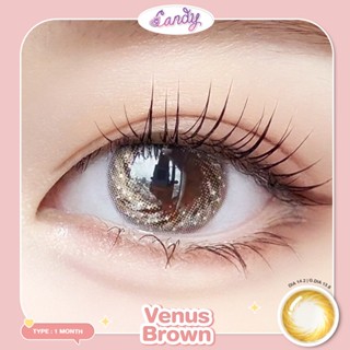 Candylens คอนแทคเลนส์ รุ่น Venus	 น้ำตาล พร้อมส่งแบบปกติ และ…