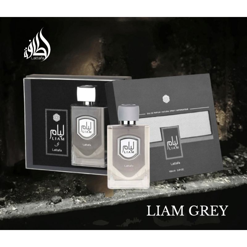 Liam Grey Eau de perfum By Lattafa 100ml แท้💯