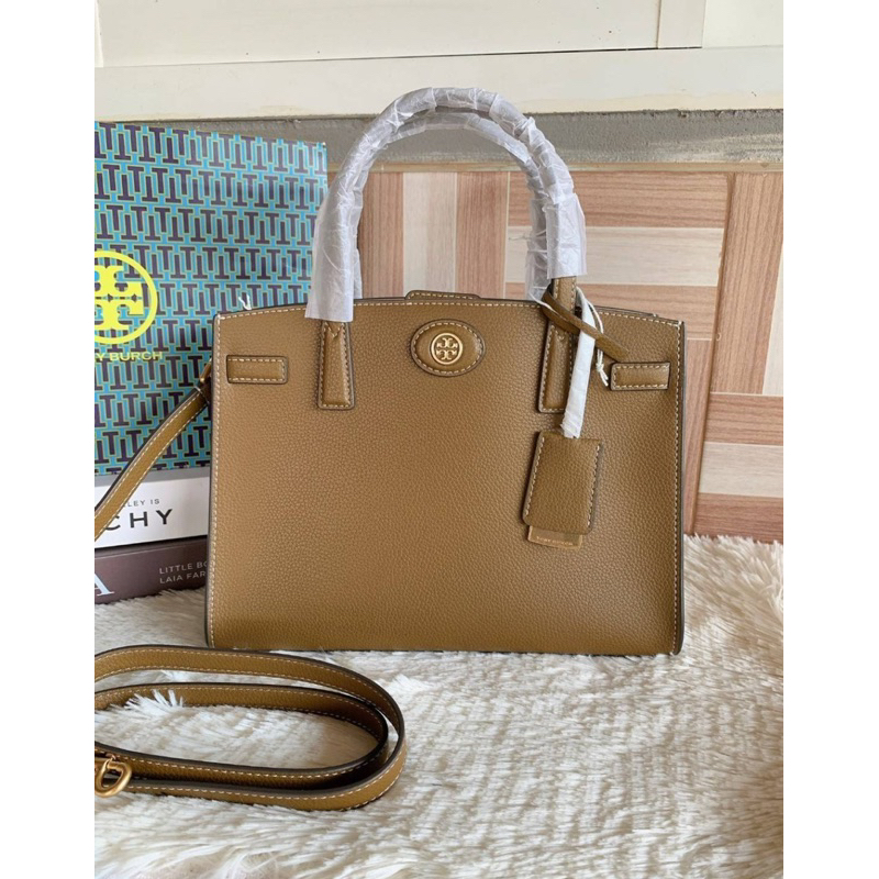 รับประกันแท้💯💯 Tory Burch Small Robinson Satchel Handbags 143194