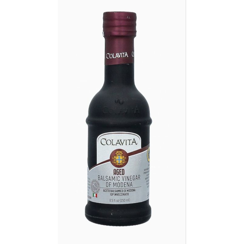 GLAZE WITH BALSAMIC VINEGAR OF MODENA (COLAVITA BRAND) 250ml. - น้ำส้มสายชูหมักจากองุ่น ตรา โคลาวิตัา