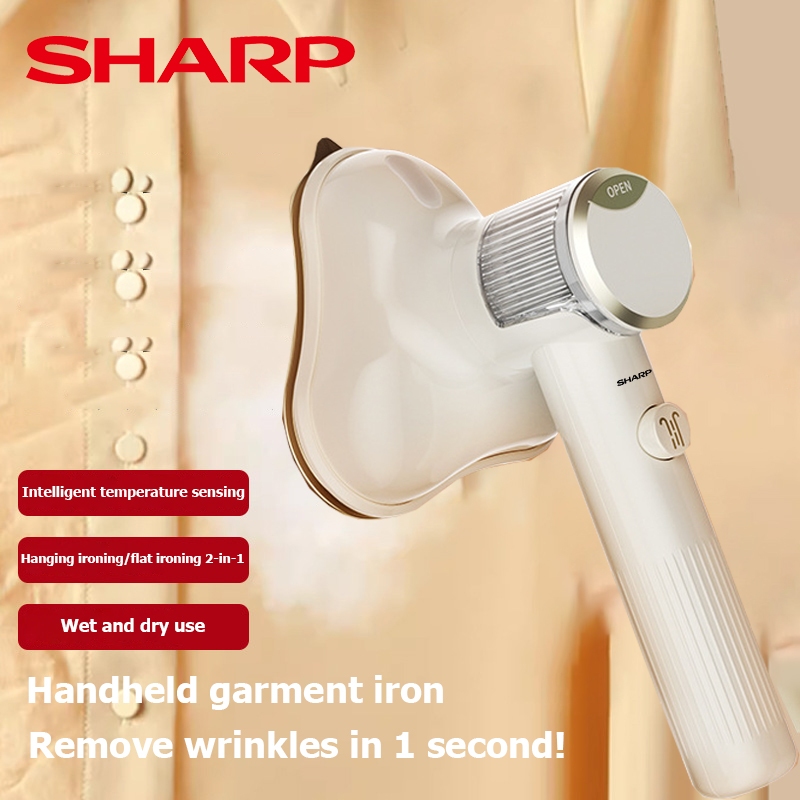 SHARP เตารีดไอน้ำ เตารีด เตารีดผ้า เตารีดแบบพกพา เตารีดไฟฟ้า iron เตารีดไอน้ำ เตารีดไฟฟ้า เครื่องรีดผ้าเหล็กแบบใช้มือถือ