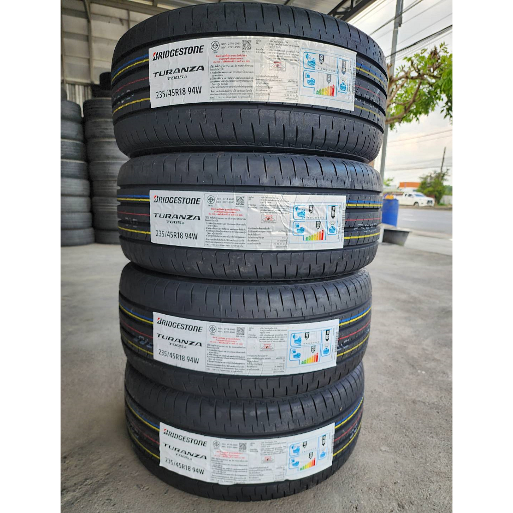 🔴 ยาง "#บริดจสโตน" Bridgestone Turanza T005A 235/45R18 *** ยางใหม่ ปี 23 ***