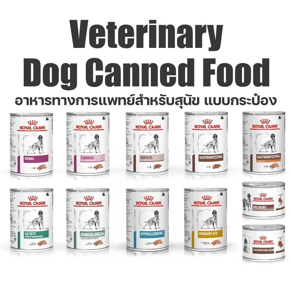 Royal Canin Vet Dog อาหารรักษาโรค สุนัข (1กระป๋อง)