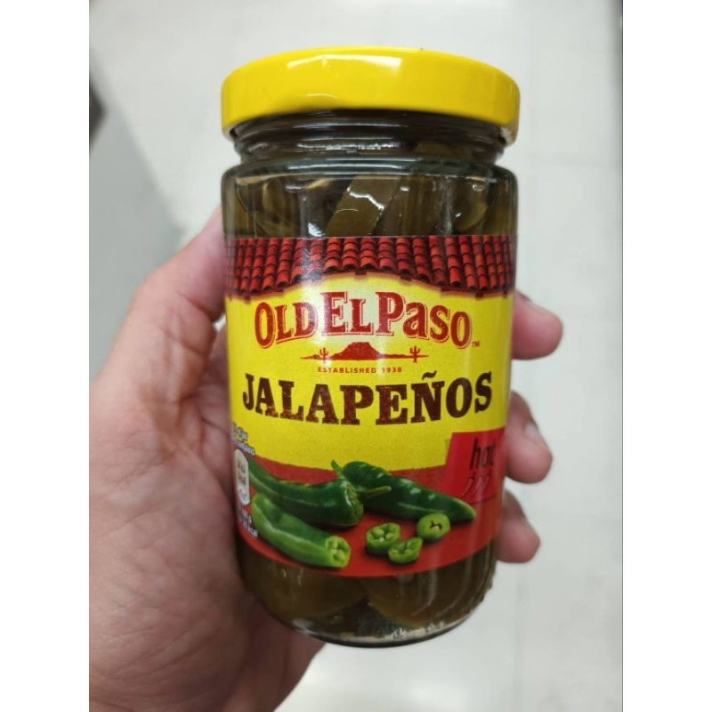 Old El Paso Sliced Jalapenos 215g.พริกดอง  215g