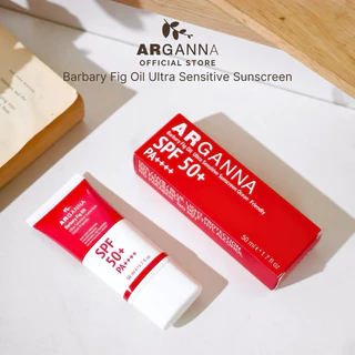 [EXP: 05/09/2026] ARGANNA Ultra Sensitive Sunscreen Ocean Friendly SPF50+ PA++++ กันแดดบาร์บารี่ ปกป้องผิวพร้อมบำรุง