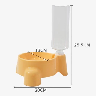 MJ_SHOP - ชามให้น้ำอัตโนมัติ 500ML สีพาสเทลแบบใหม่